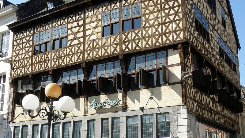 Das historische Gebäude Het Sweert am Grote Markt in Hasselt